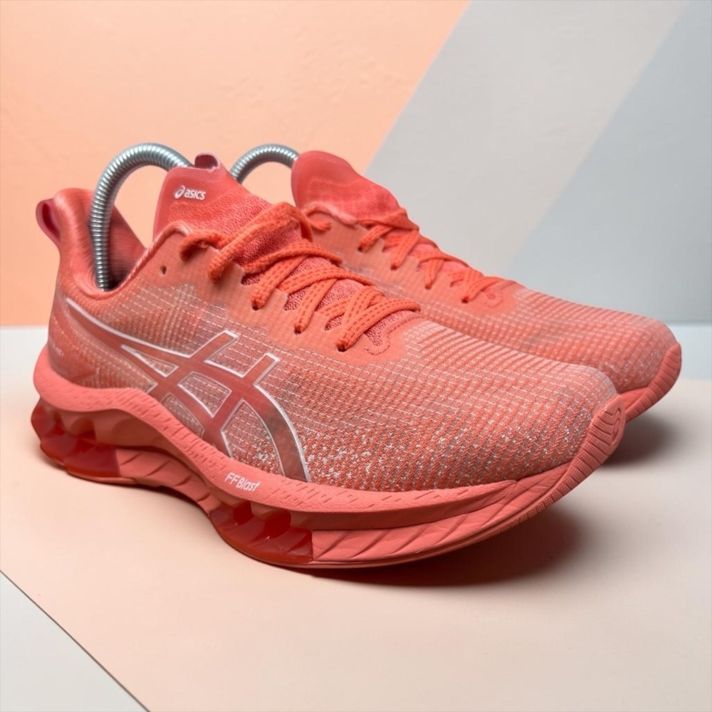 ASICS Gel-Kinsei Blast Women 7.5 Papaya Pink Running Shoes 1012B411 FF Blast